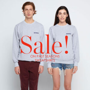 30% sale on past seasons sweatshirts