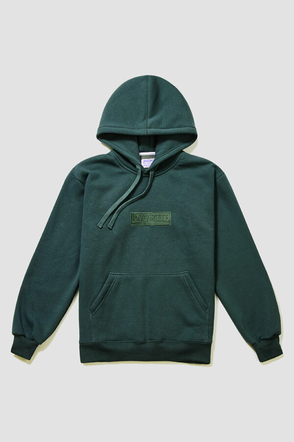 Forest Green BOX Logo Hoodie