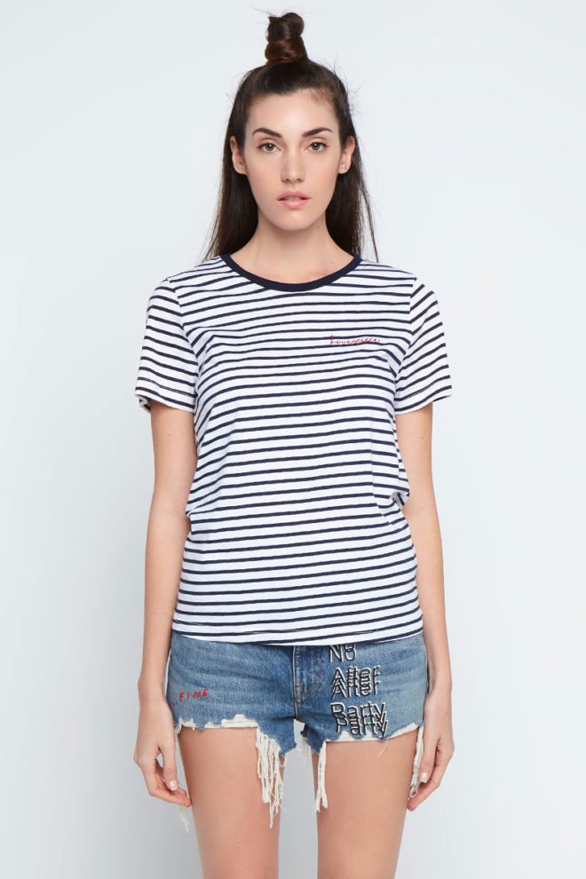 Breton Stripe Tee for Women / Red Line | Women | T-Shirts | Apparel ...